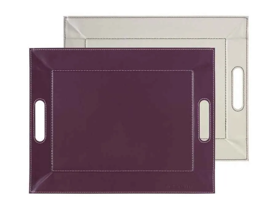Wendetablett Pflaume / Elfenbein - 45 x 35cm Wendetablett Pflaume / Elfenbein - 45 x 35cm