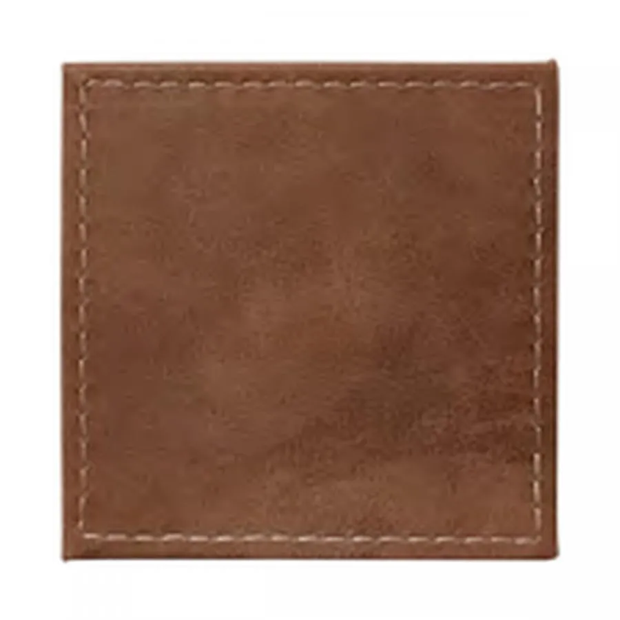 Freeform Untersetzer Hellbraun/Dunkelbraun 4er-Set 10 x 10 cm