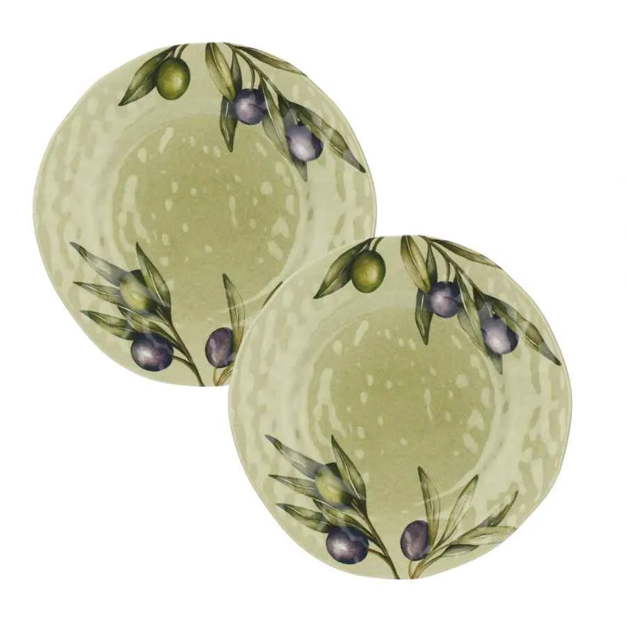 Frühstücksteller / Dessertteller Ø 21 cm Olive Set mit 2 Stück