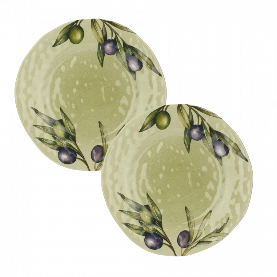 Frühstücksteller / Dessertteller Ø 21 cm Olive Set mit 2 Stück