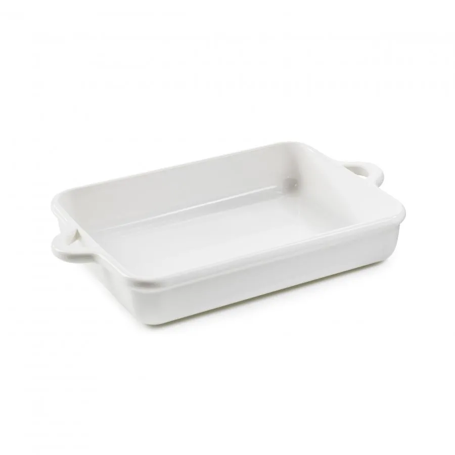 RECHTECKIGE INDUKTIONSAUFLAUFFORM 34 CM Alabaster Weiss REVOL BOMBANCE RECHTECKIGE INDUKTIONSAUFLAUFFORM 34 CM Alabaster Weiss REVOL BOMBANCE
