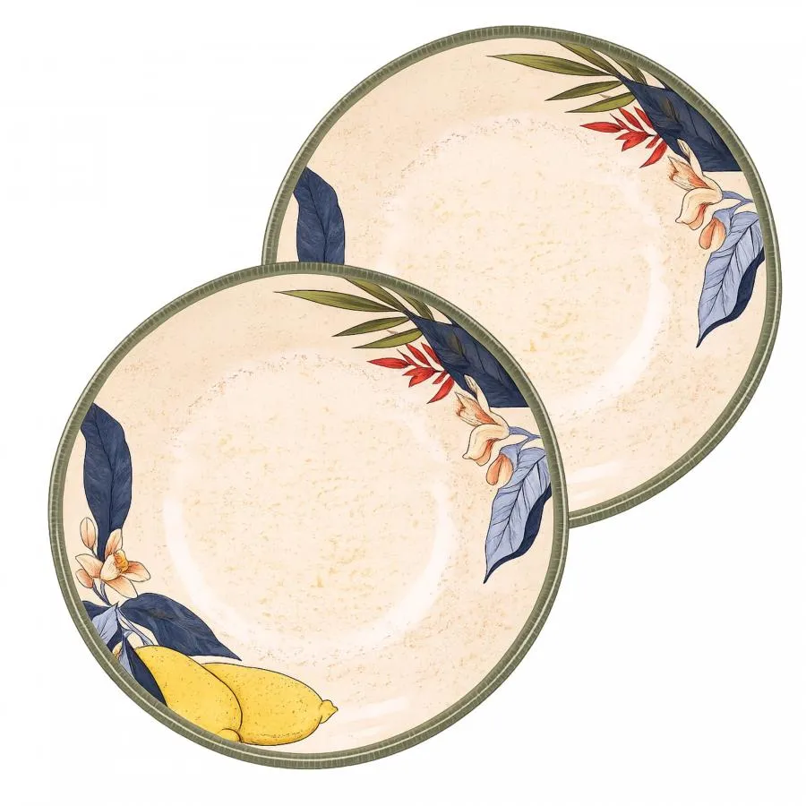 Teller tief / Suppenteller Ø 21 cm Limu Set mit 2 Stück
