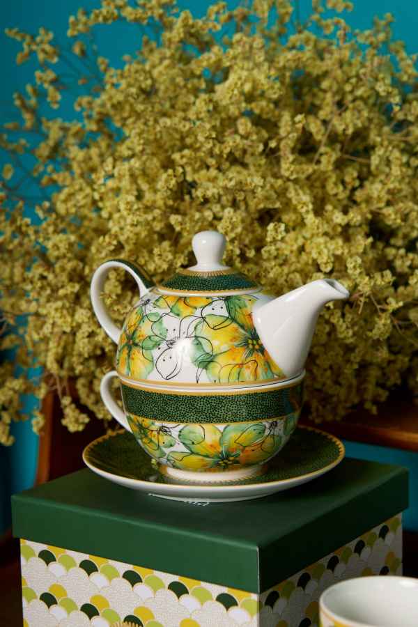 Tea4One mit Untertasse MIRABILIA 400 ml "Libellula"