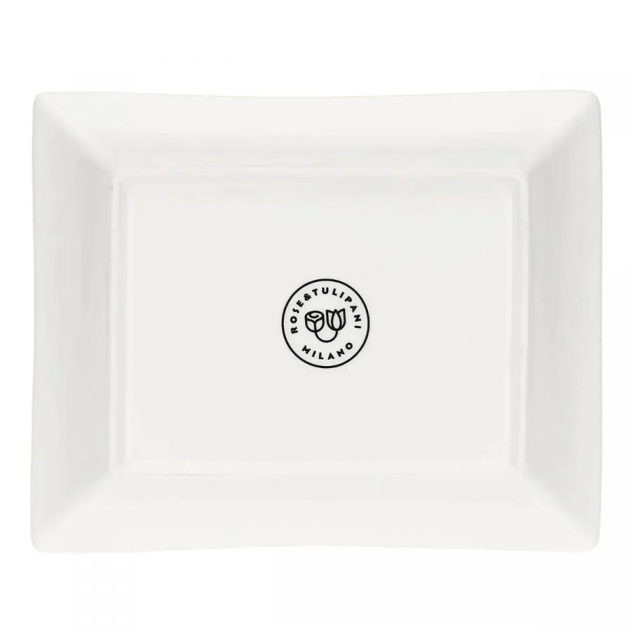 Schale/ Porzellanplatte rechteckig MIRABILIA 16 x 20 cm gelb