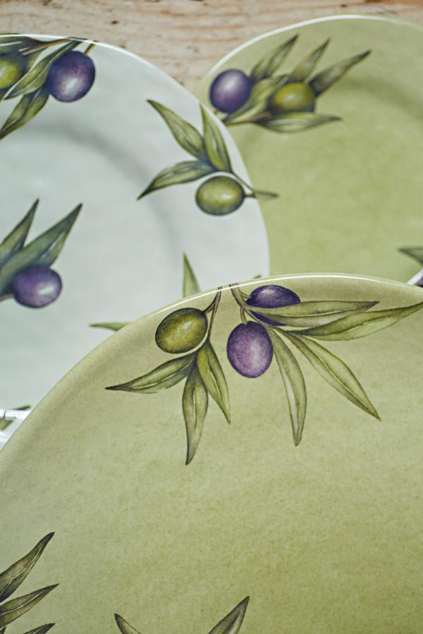 Servierteller Ø 42 cm Olive