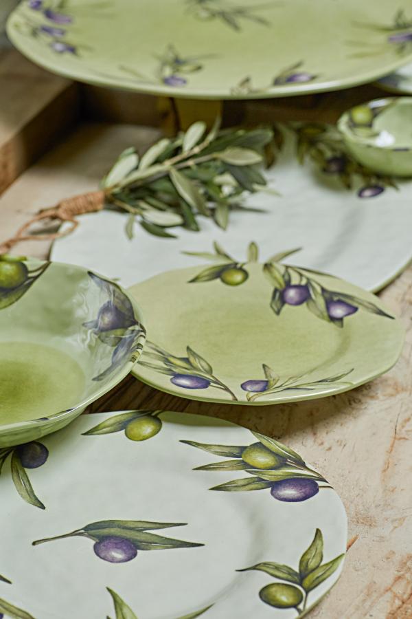 Speiseteller Ø 27 cm Olive Set mit 2 Stück