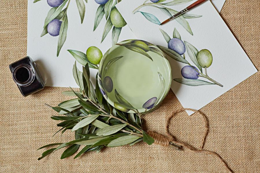 Rührchüssel / Salatschüssel Ø 36 cm Olive