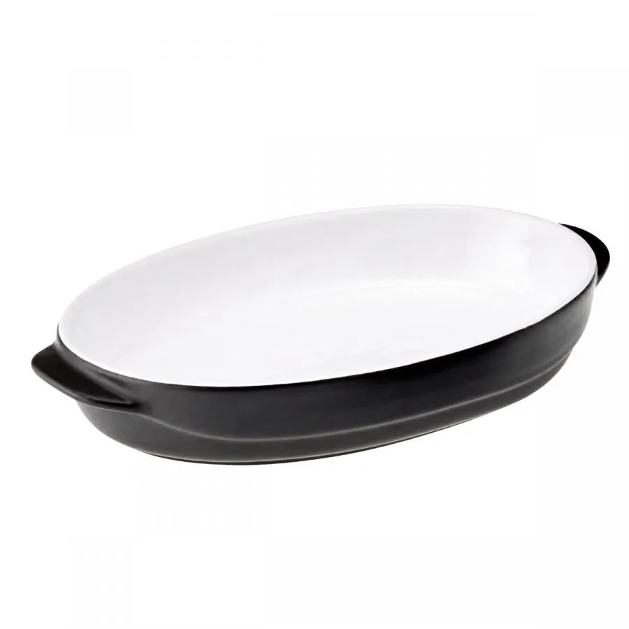 Auflauf & Servierform oval 23 x 13 cm „Schiefer“