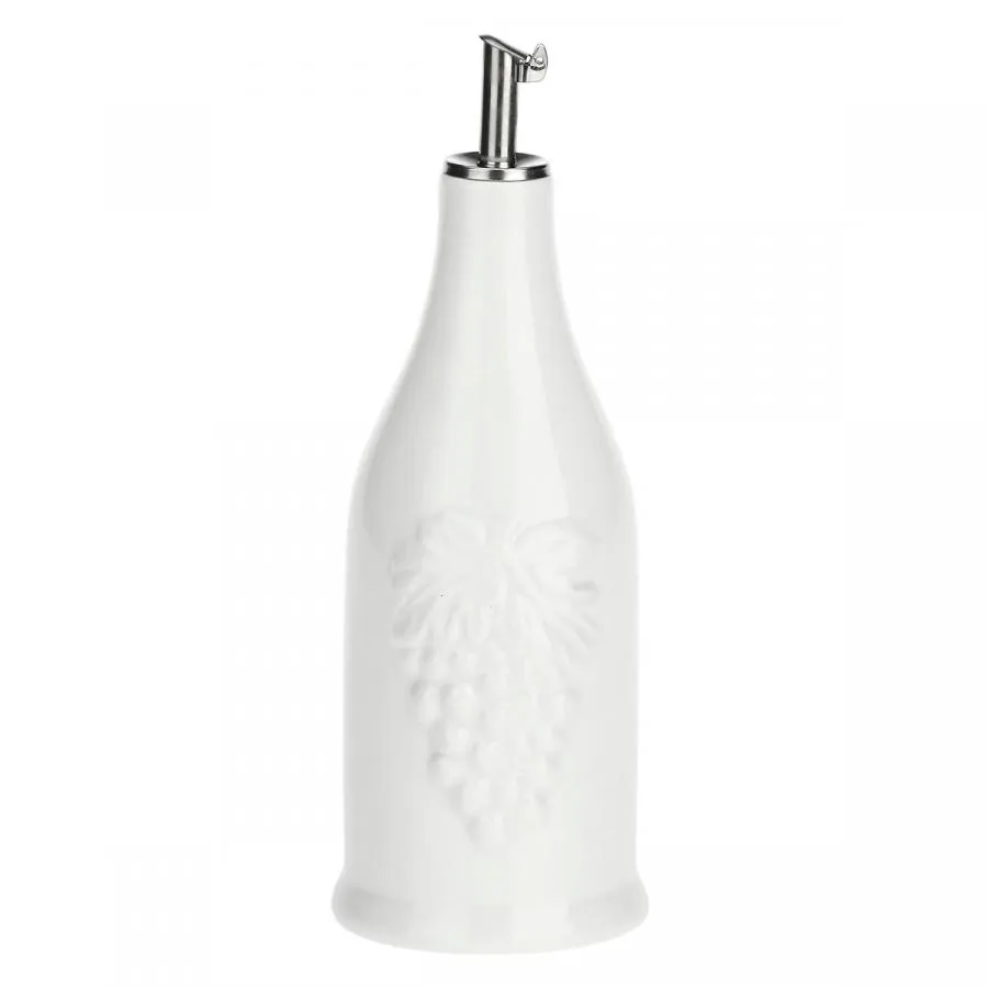 Menage/ Essigflsche "Acetiera Cilindrica" Menage La Porcellana Bianca Novo 0,3 l