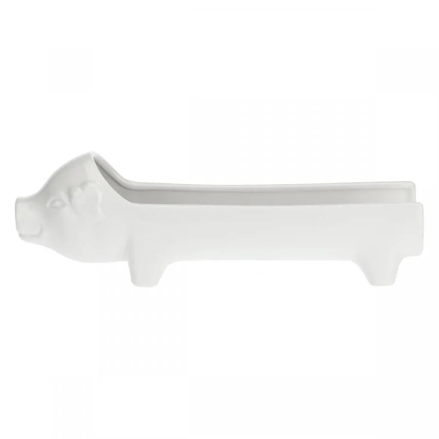 Salami-Halter "Porcellino Salame" Fattoria La Porcellana Bianca Novo 27,5 x 6 x 9 cm