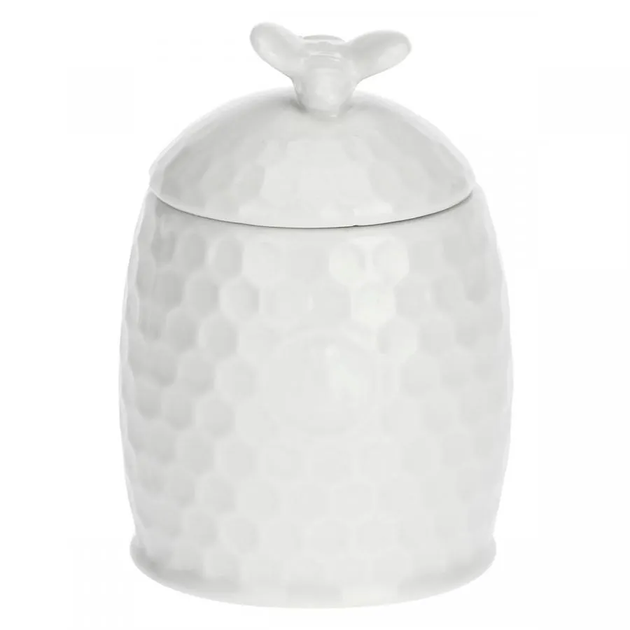 Zuckerdose mit Löffel La Porcellana Bianca Novo 10 x 6,5 cm