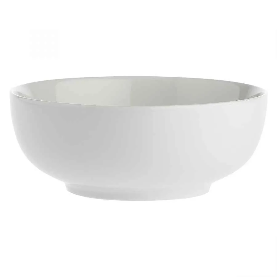 Salatschüssel 21 cm Weiß