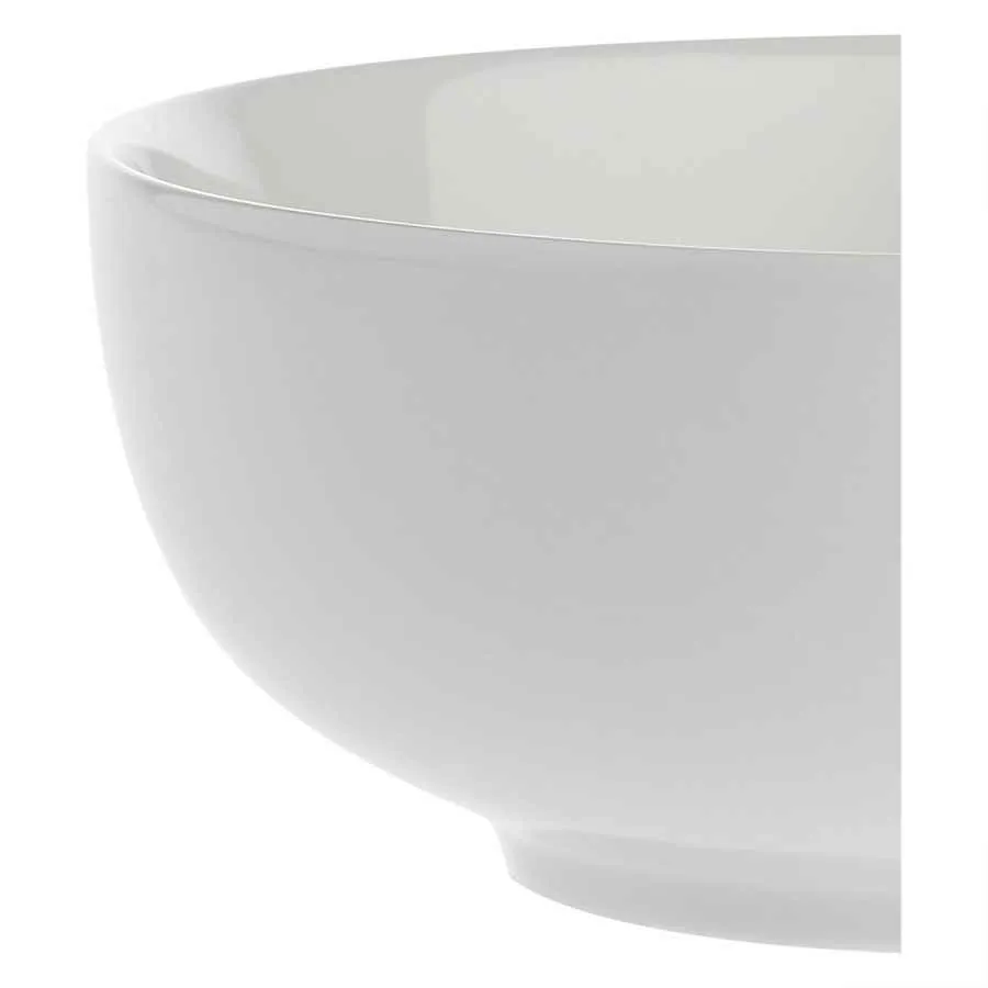 Salatschüssel 21 cm Weiß