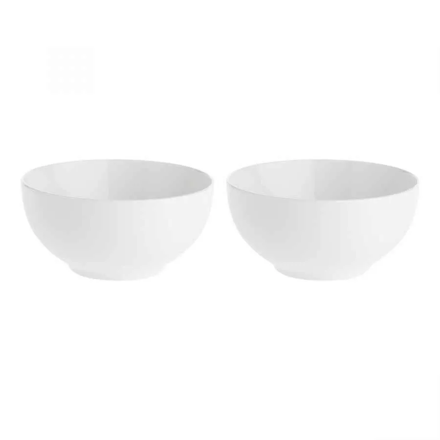 Müslischale 14 cm Weiß Set. 2 Stück