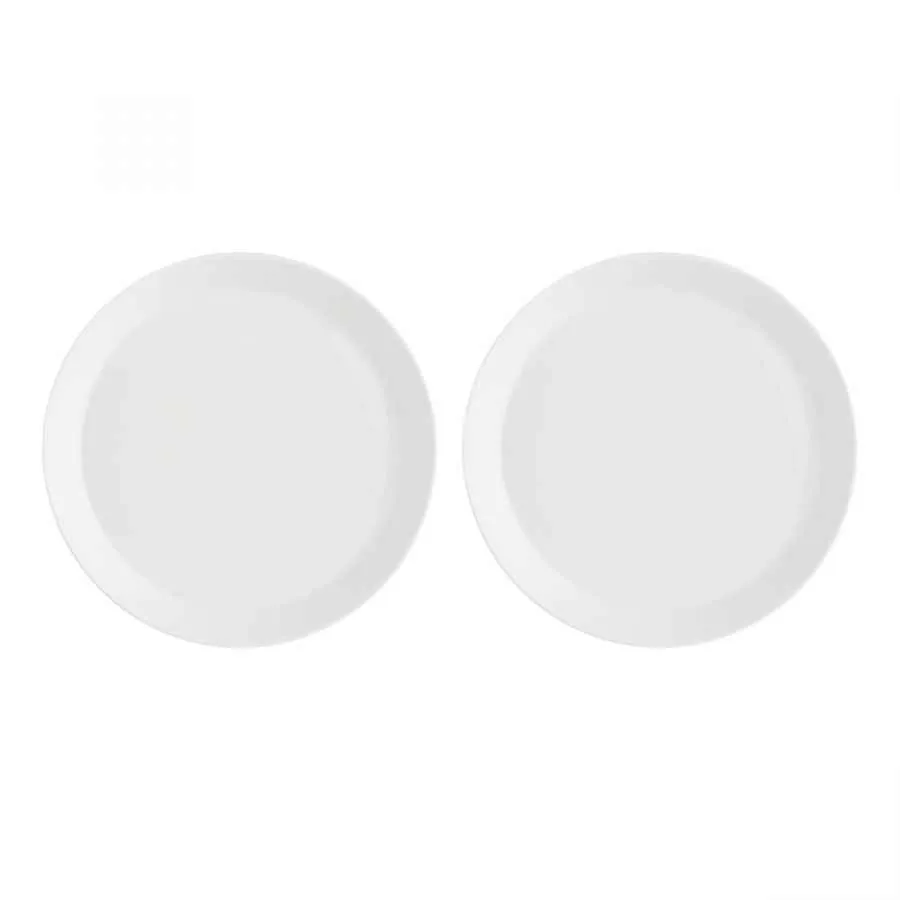 Teller tief Essenziale Gourmet Ø 21,5 cm Weiß Set 2 Stück