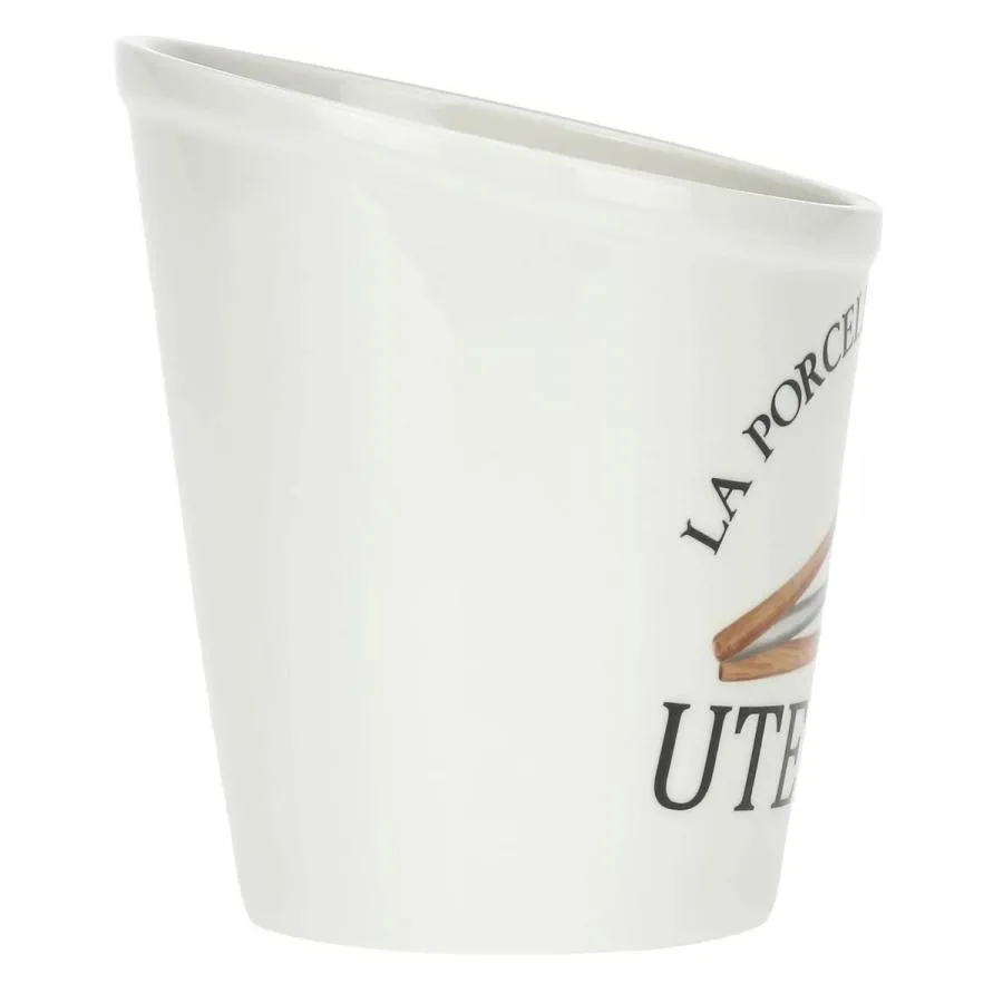 Utensilienbehälter La Porcellana Bianca Novo 14 x 15 x 18 cm