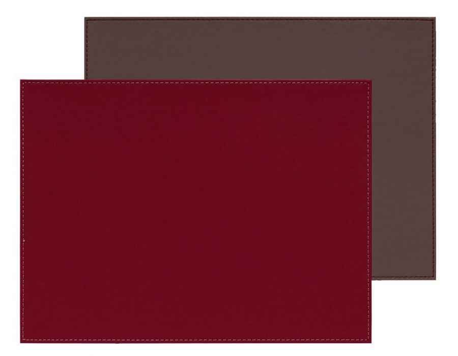 Platzset 40x30cm burgund / anthrazit