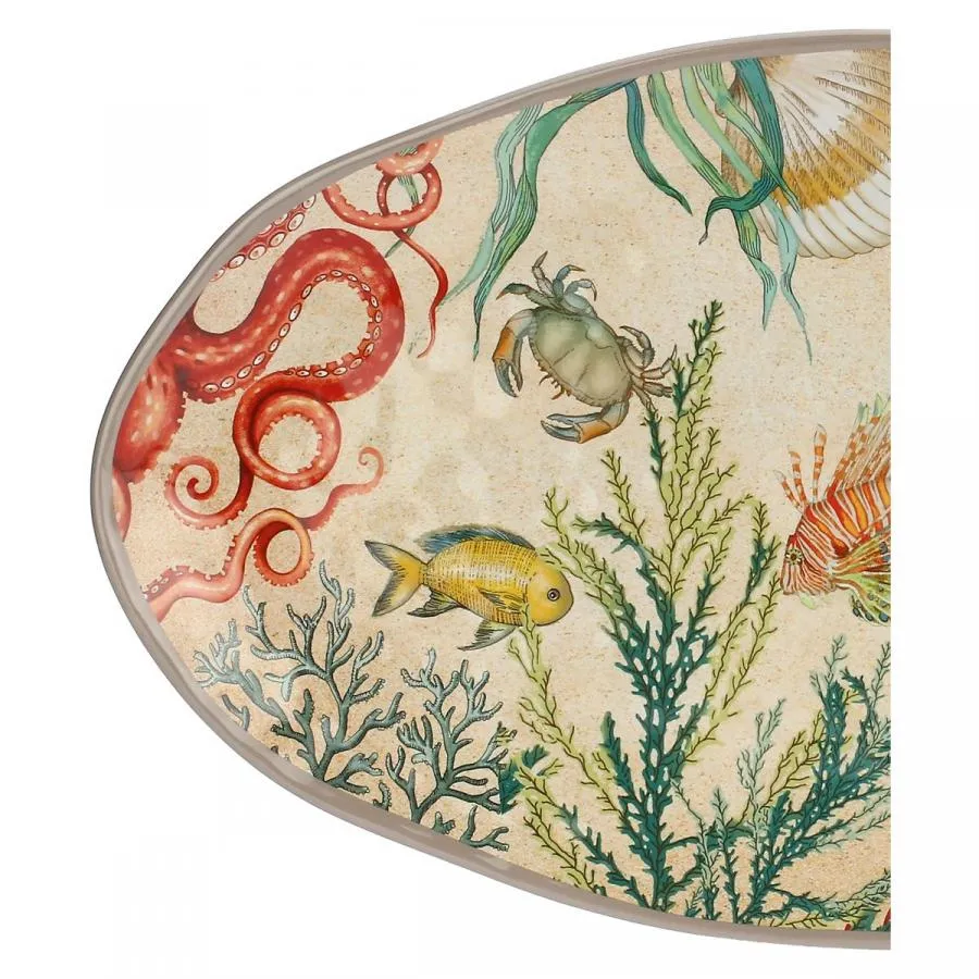 Servierteller / Servierplatte oval 52 x 30 cm Sea Life