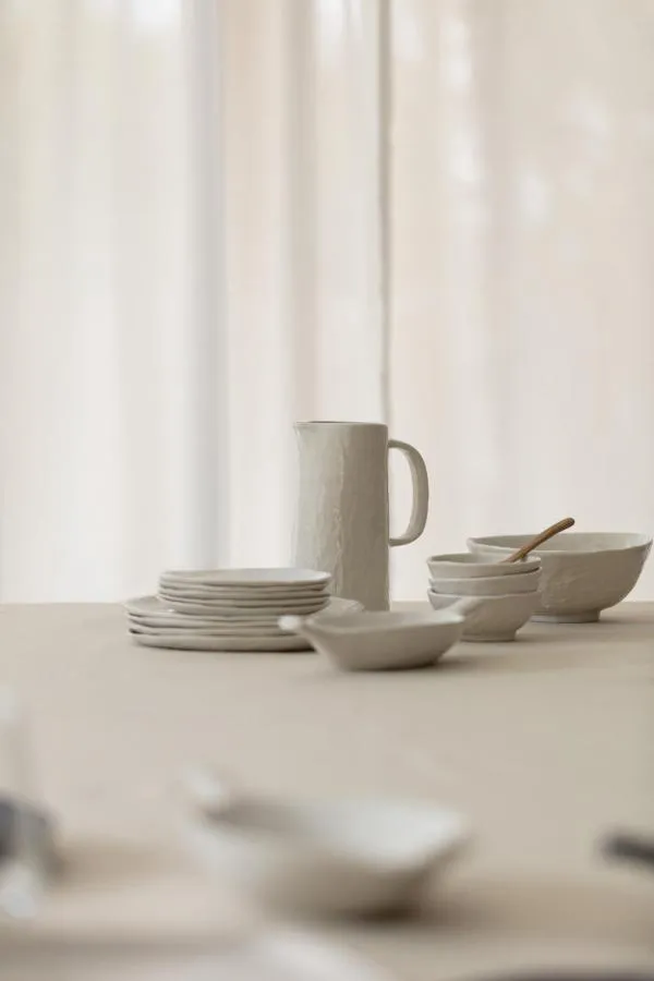 YLI FLACHER TELLER 28,5 CM Alabaster Weiss YLI FLACHER TELLER 28,5 CM Alabaster Weiss