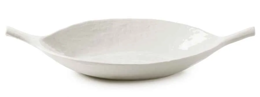 YLI POD-SERVIERSCHALE 33 CM Alabaster Weiss YLI POD-SERVIERSCHALE 33 CM Alabaster Weiss