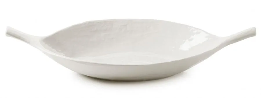 YLI POD-SERVIERSCHALE 33 CM Alabaster Weiss YLI POD-SERVIERSCHALE 33 CM Alabaster Weiss