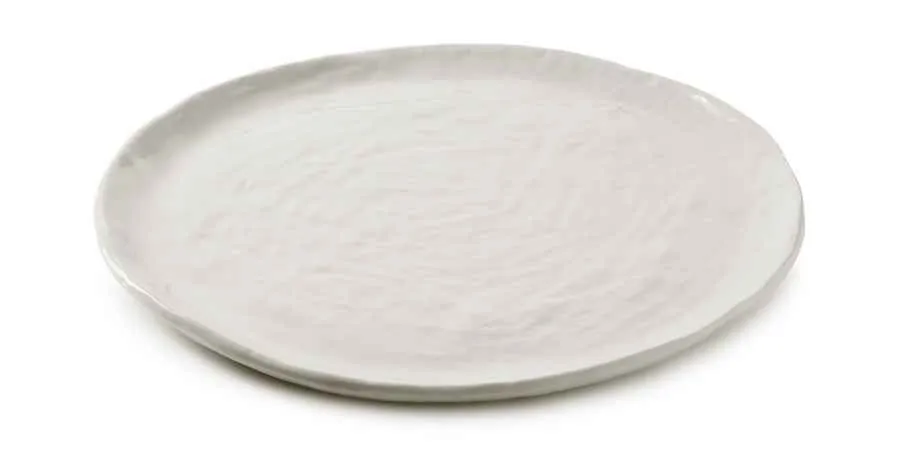 YLI FLACHER TELLER 28,5 CM Alabaster Weiss YLI FLACHER TELLER 28,5 CM Alabaster Weiss