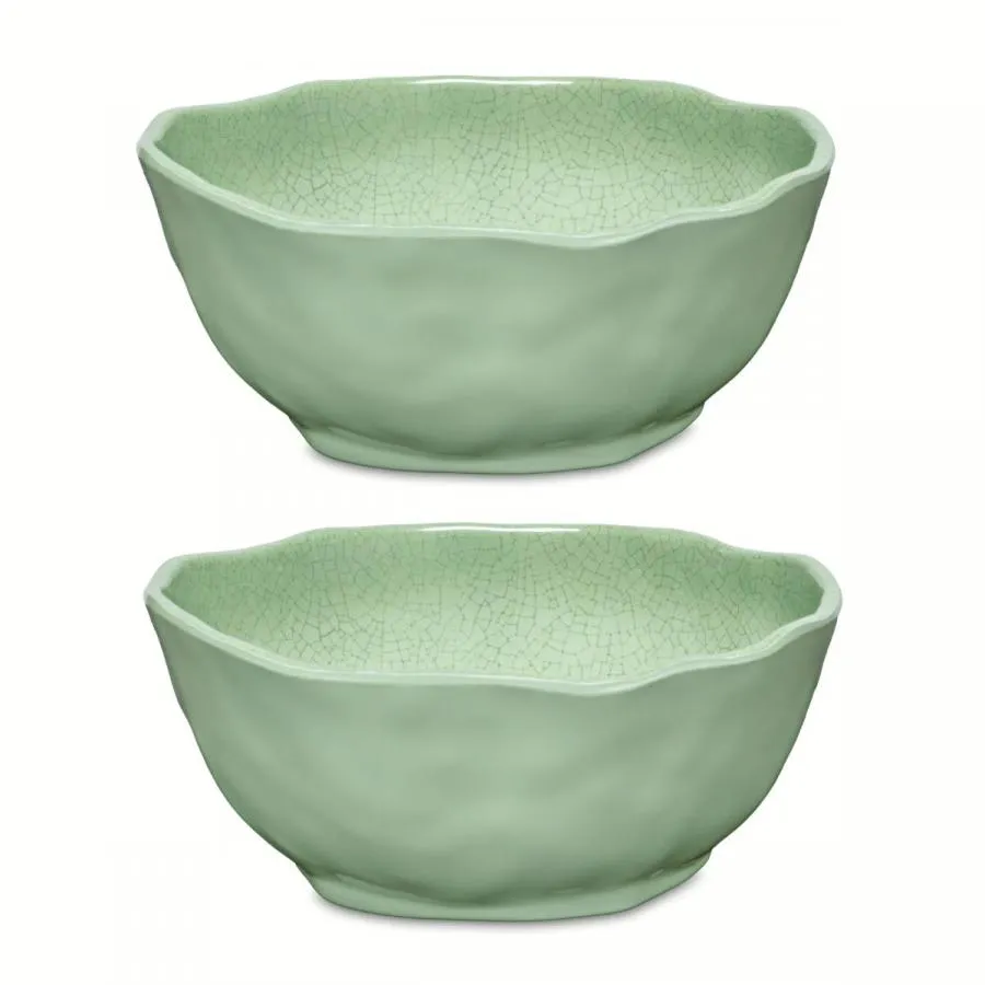 Geschirrset 8-teilig Atmosfera grün Melamin 