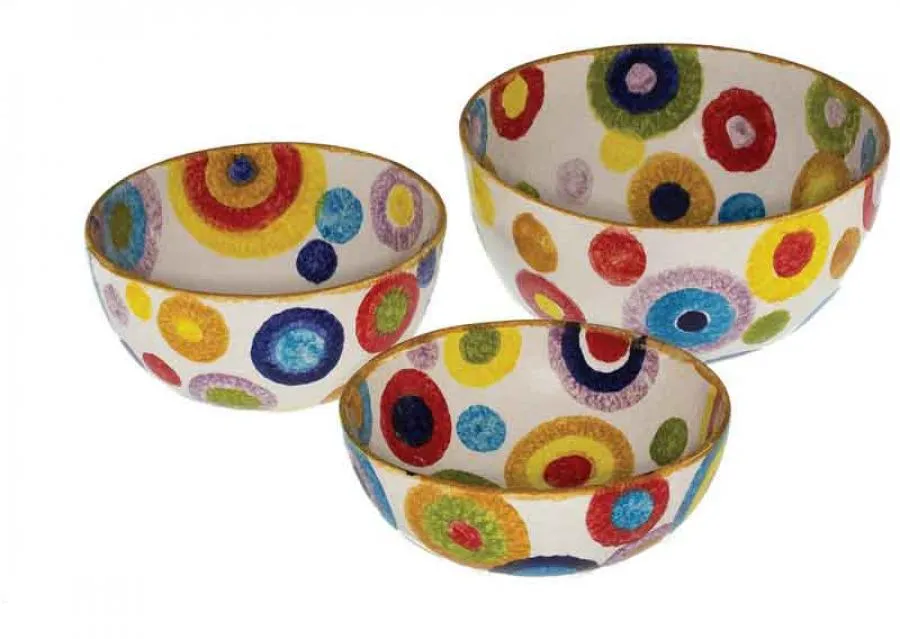 Schale rund 21cm handbemalt „Circolo“ Schale rund 21cm handbemalt „Circolo“