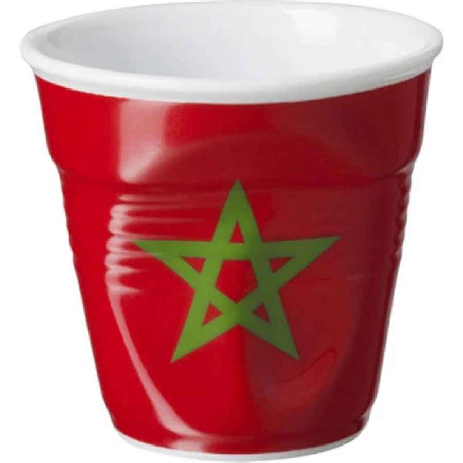 Knickbecher Espresso 0,08 Flagge Maroco