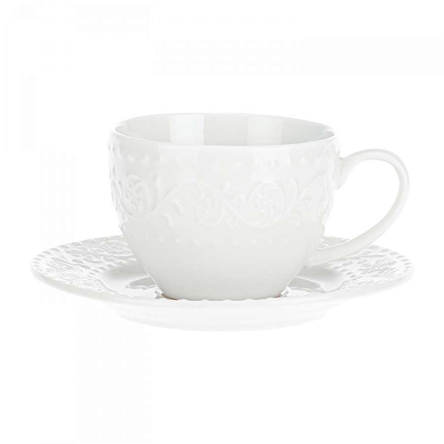 Kaffeetassen Set 6 Stück mit Untertasse Sognante