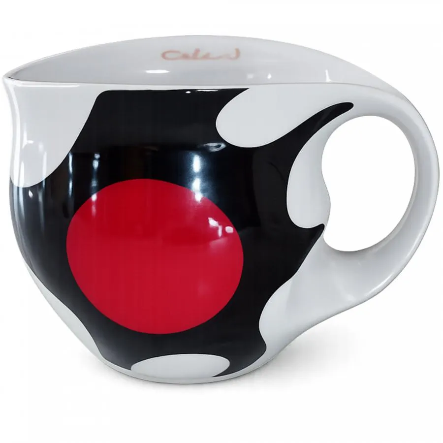 Luigi Colani Porzellan Kaffeebecher XXL spot red