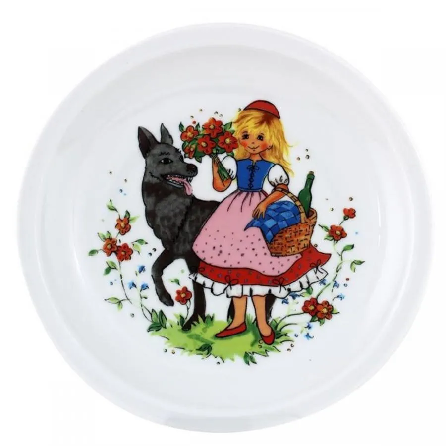 Teller flach 20 cm Rotkäppchen Teller flach 20 cm Rotkäppchen