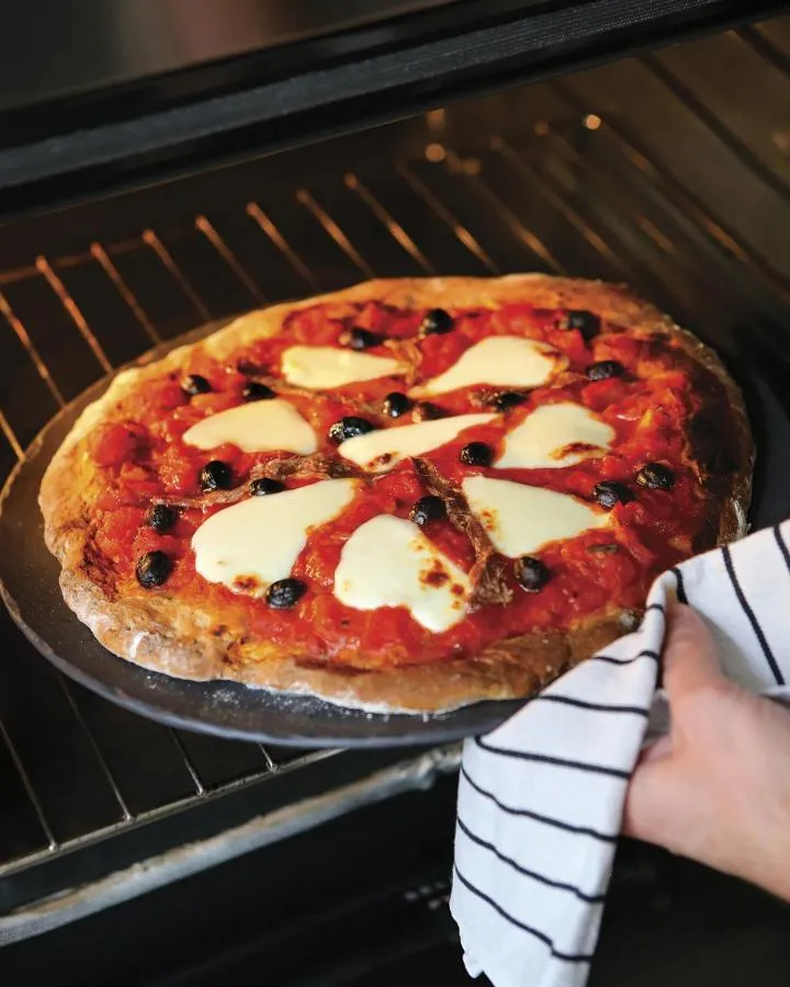 STEAKTELLER RUND 28,5 cm Matt schiefer