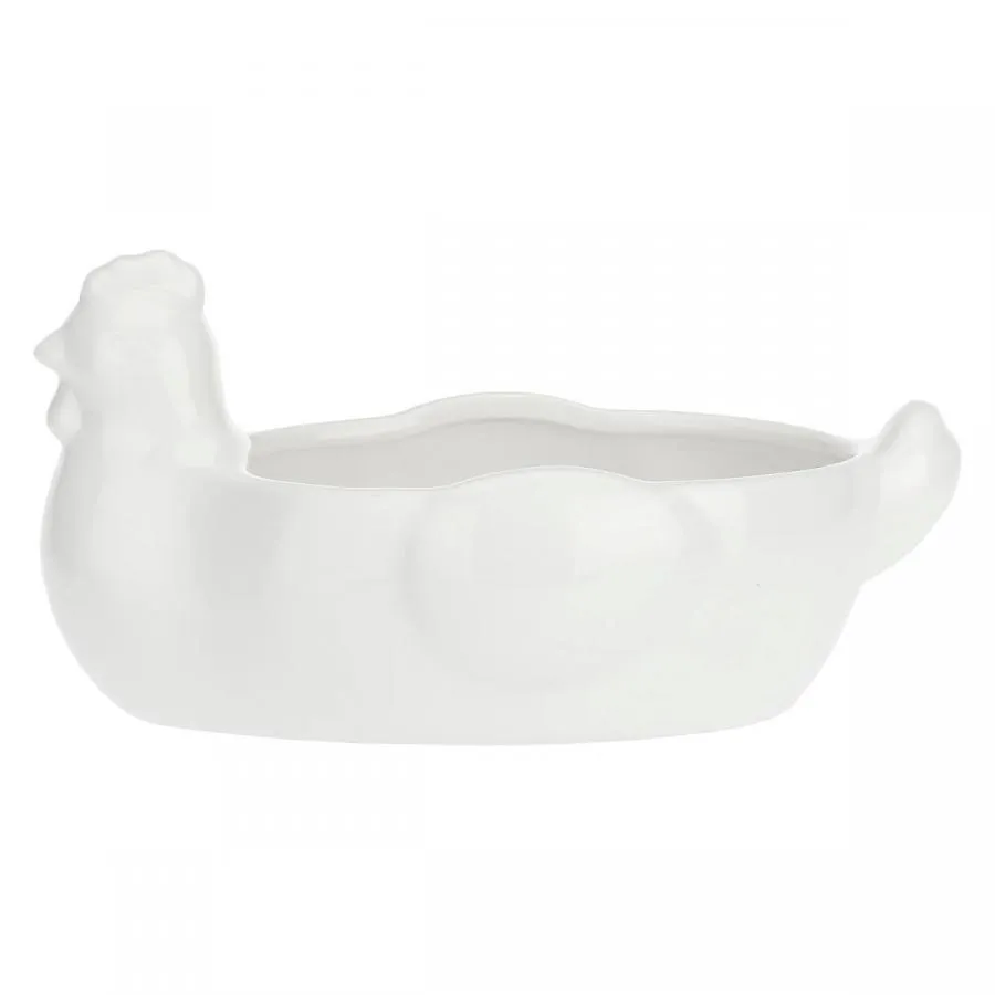 Eierhalter/ Eierschale Henne "Gallina Portauova" Fattoria 21,5 x 14 x 11