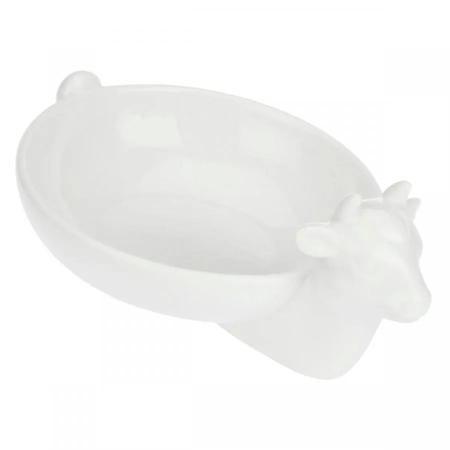 Servierschale für Mozzarella "Servi Mozzarella" Fattoria La Porcellana Bianca Novo 27 x 18 x 11 cm