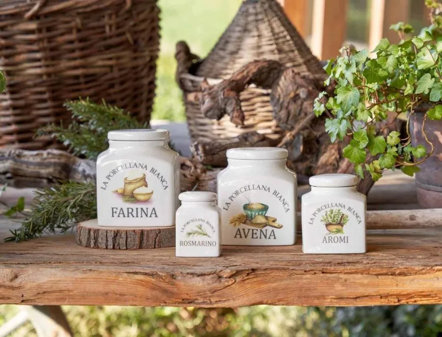 Vorratsdose Rosmarin La Porcellana Bianca Novo 0,175 l