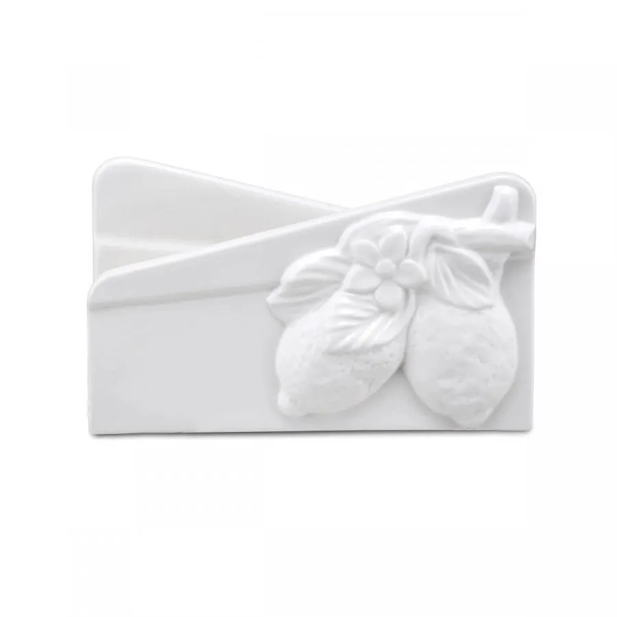 Serviettenhalter 2er Set "Portatovaglioli Limoni" Fattoria 16 x10 cm