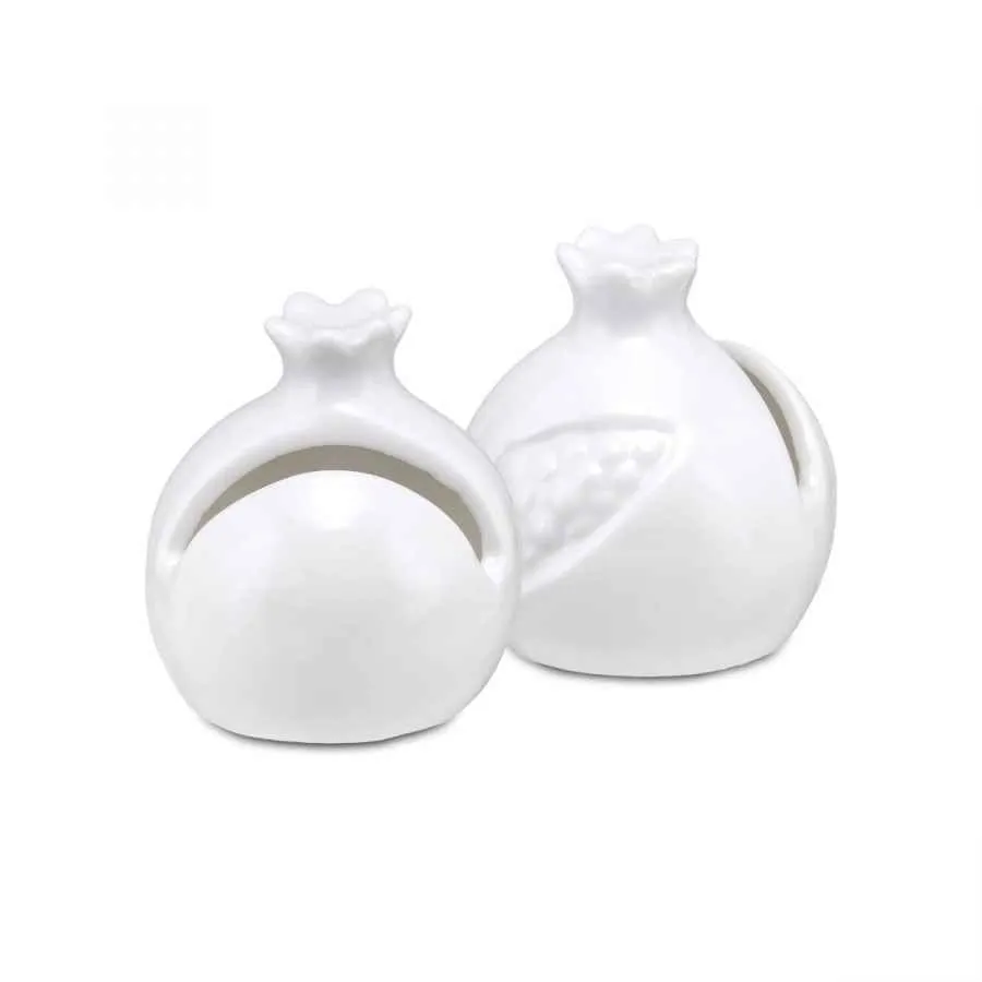 Platzkartenhalter 2er Set "Segnaposto Melograno" Fattoria 4,5 x 5 cm