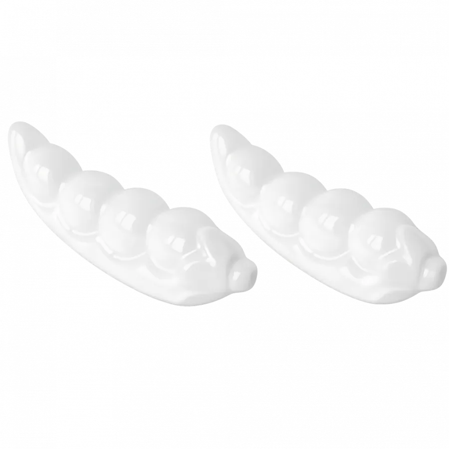 Besteckablage 2er Set "Poggiaposate Baccello" Fattoria 7 x 3 cm