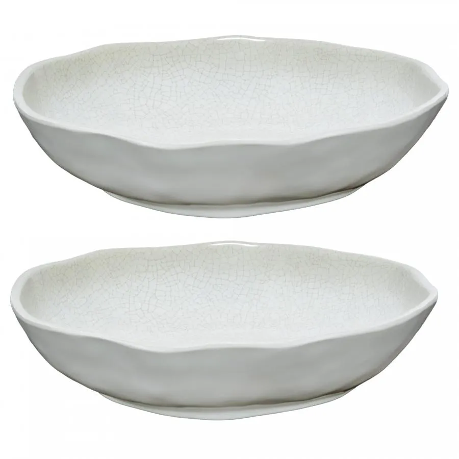 Teller tief / Suppenteller Ø 21 cm Atmosfera Taube Set mit 2 Stück