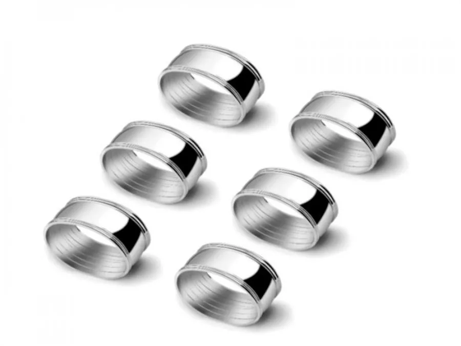 Stoffserviettenring, oval, 6-er Satz Stoffserviettenring, oval, 6-er Satz