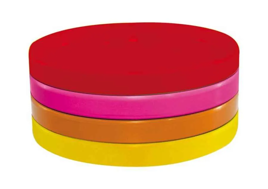 Glasuntersetzer 4 St. pop 10 cm Glasuntersetzer 4 St. pop 10 cm