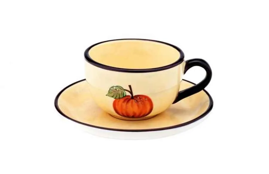 Teetasse mit Untere handbemalt "TOSCANA" Teetasse mit Untere handbemalt "TOSCANA"