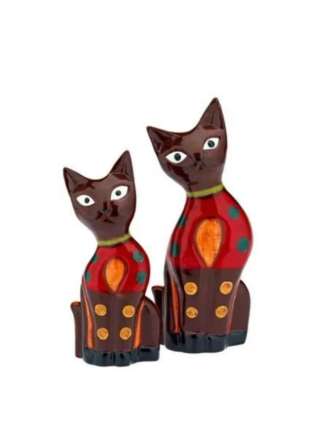 Katze 25cm handbemalt "SAMBA" Katze 25cm handbemalt "SAMBA"
