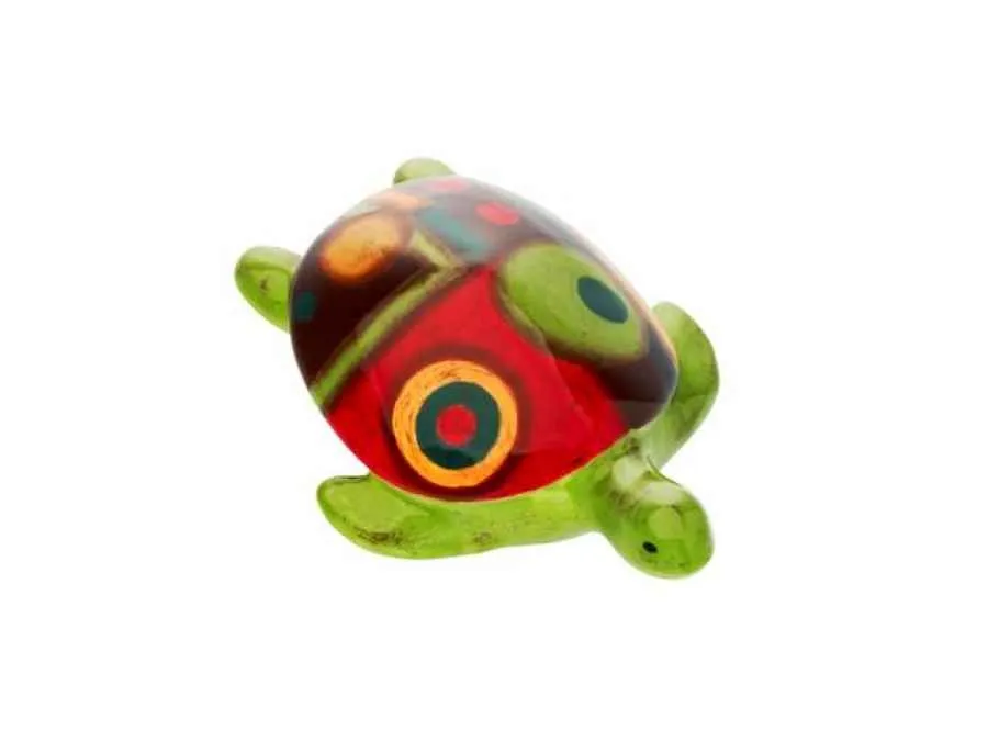 Schildkröte 11cm handbemalt „SAMBA“ Schildkröte 11cm handbemalt „SAMBA“