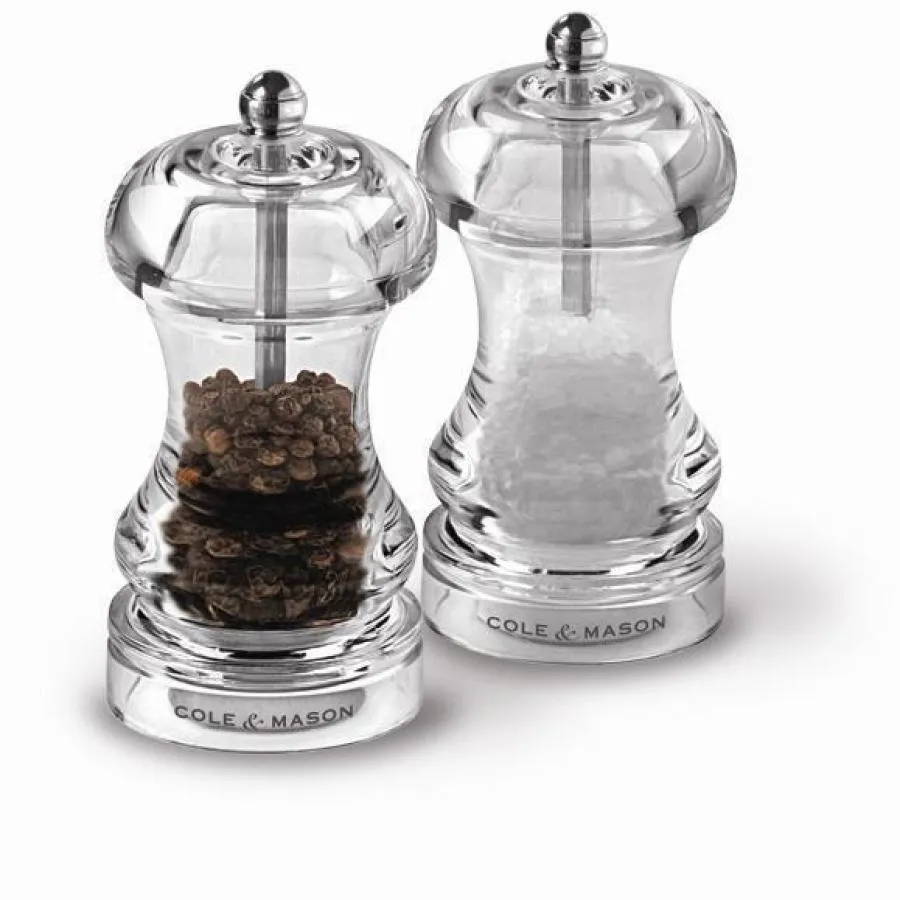 Cole & Mason Capstan 145 Pfeffemühle Clear Blk 115mm Cole & Mason Capstan 145 Pfeffemühle Clear Blk 115mm