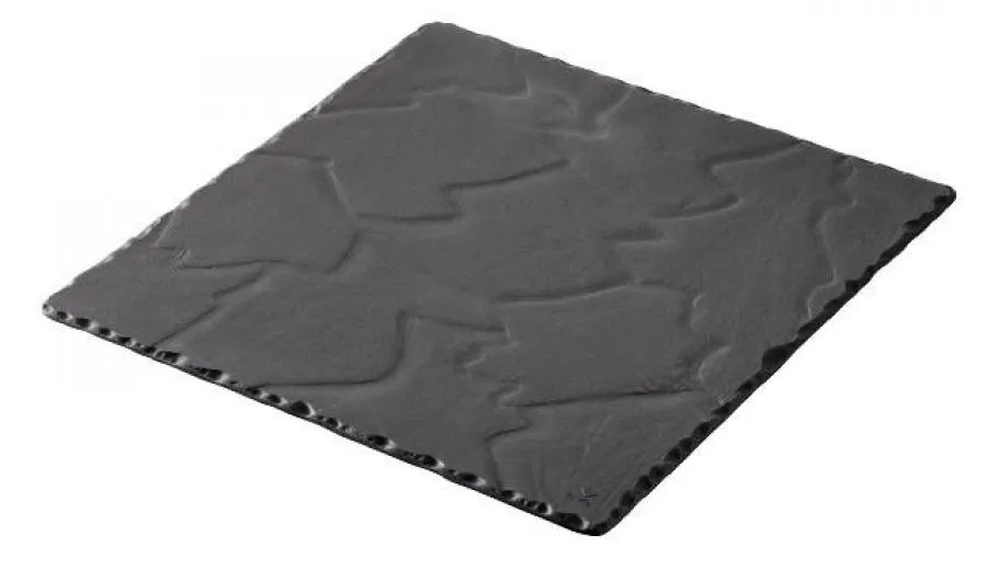 TELLER/ BURGERTELLER/ STEAKTELLER/ SERVIERPLATTE 15 x 15 cm QUADRATISCH Matt schiefer TELLER/ BURGERTELLER/ STEAKTELLER/ SERVIERPLATTE 15 x 15 cm QUADRATISCH Matt schiefer