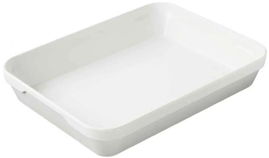 Auflaufform 34,5 x 26 x 6,5 cm weiss REVOL