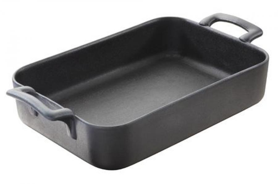 AUFLAUFFORM 170 cl RECHTECKIG Gusseisenoptik
