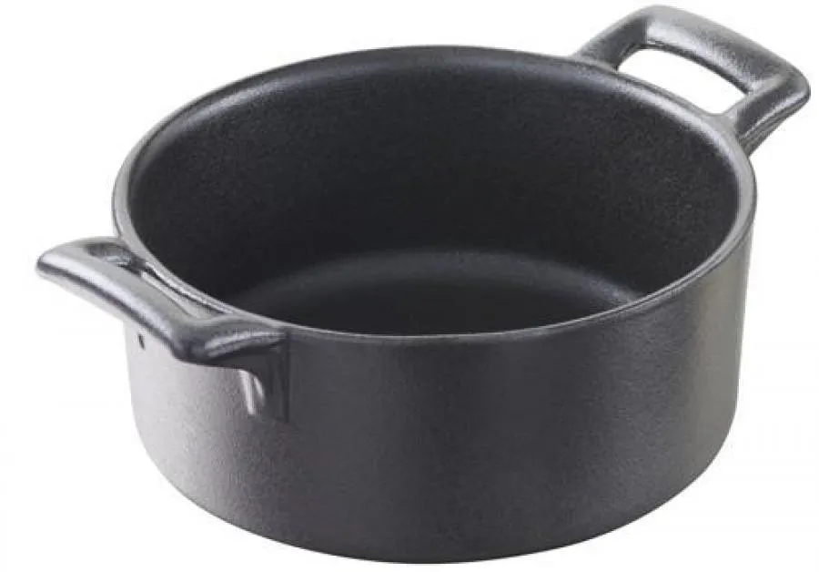 RAGOUTFÖRMCHEN 15 cl RUND Gusseisenoptik
